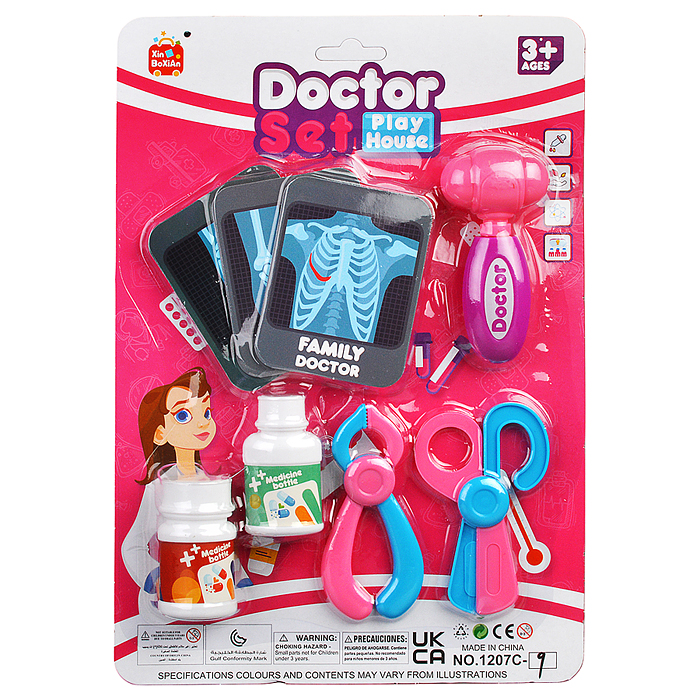 Набор доктора 1207C-9 "Ренгенкабинет" на листе