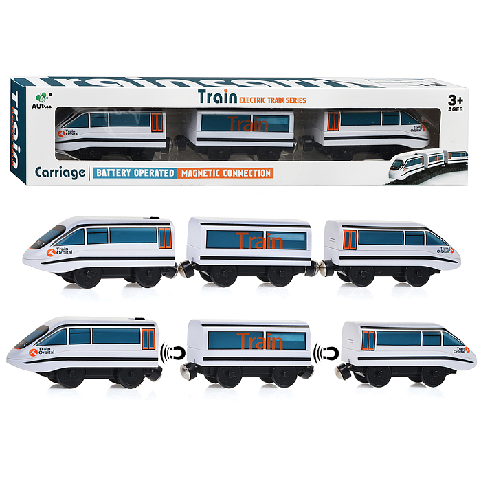 Поезд AU8887 "Стрела" в коробке Поезд AU8887 "Стрела" в коробке