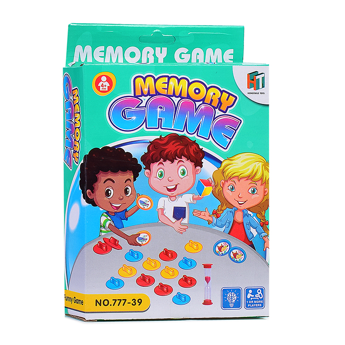 Настольная игра 777-39 "Мемори. Животные" в коробке