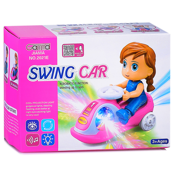 Фото к товару Машина 2021E "Яркий болид" с девочкой, на батарейках, в коробке Машина 2021E "Яркий болид" с девочкой, на батарейках, в коробке