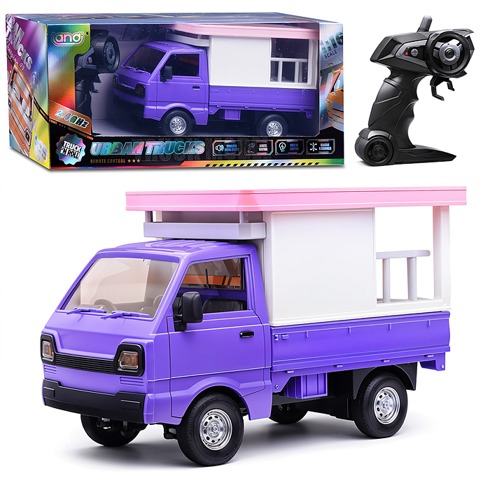 Машина QH922-12 "Музыкальный грузовик" р/у, 27 MHz, в коробке