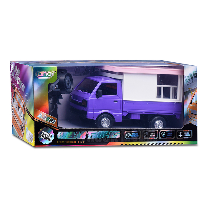 Фото к товару Машина QH922-12 "Музыкальный грузовик" р/у, 27 MHz, в коробке Машина QH922-12 "Музыкальный грузовик" р/у, 27 MHz, в коробке