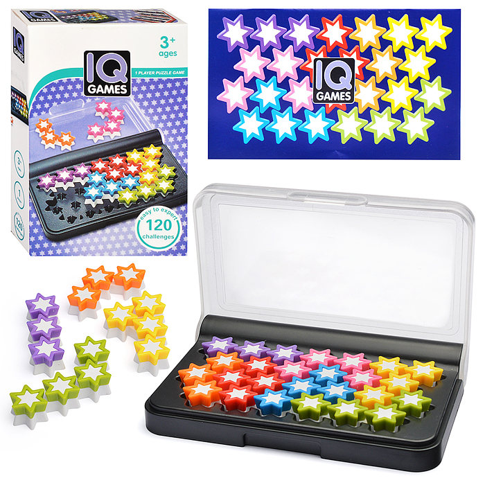 Головоломка 999-132A "IQ Звёзды" в коробке