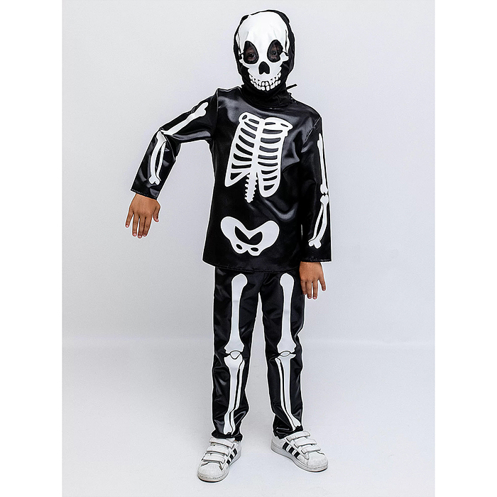 Фото к товару Костюм "Скелет" размер 128-64 Костюм "Скелет" размер 128-64