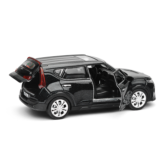 Фото к товару Машина металл KIA soul 12 см, (двери, багаж., черный)инерц, в коробке Машина металл KIA soul 12 см, (двери, багаж., черный)инерц, в коробке