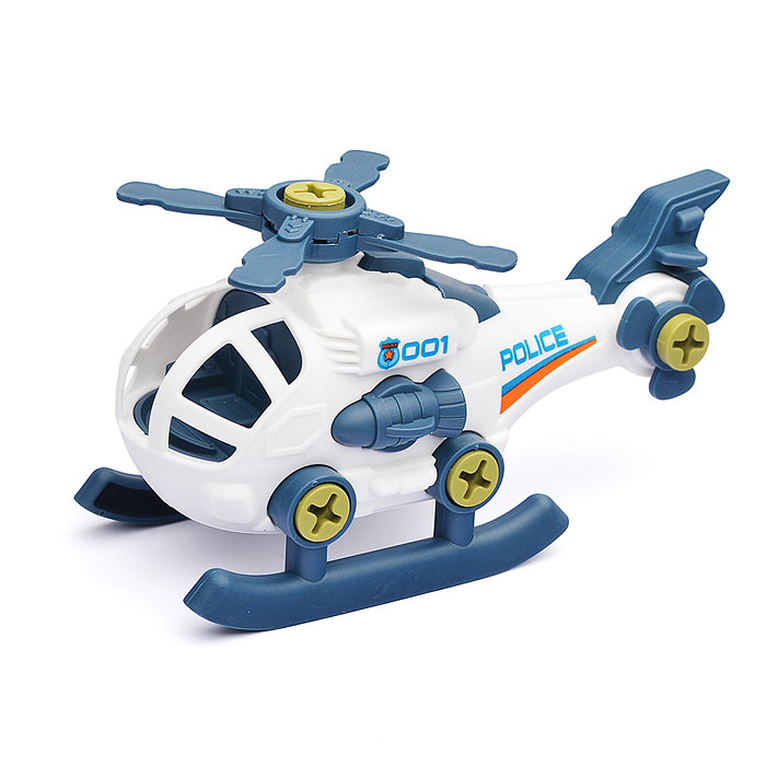 Конструктор BT0001-5 "Полиция-3" с отвёрткой, в коробке