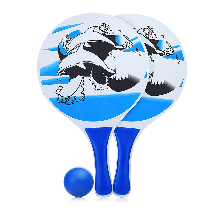 Набор детских ракеток JL8-06 "Beach ball" в сетке