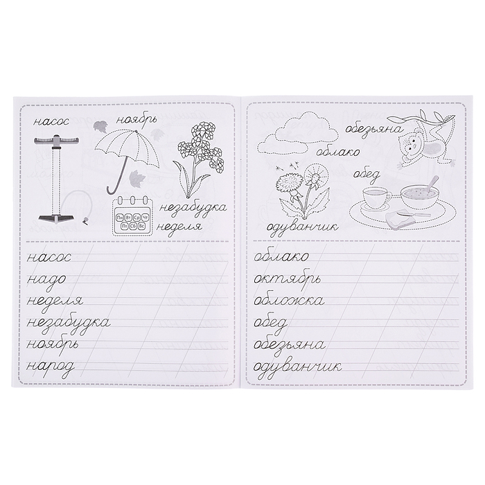 Пропись. Словарные слова