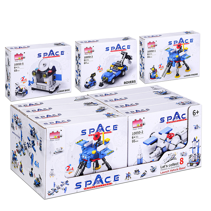 Конструктор 10050 "Космический" в коробке Конструктор 10050 "Космический" в коробке