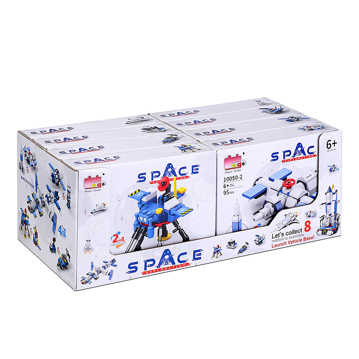 Фото к товару Конструктор 10050 "Космический" в коробке Конструктор 10050 "Космический" в коробке