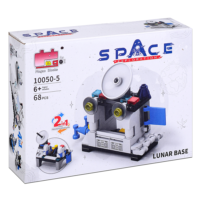 Фото к товару Конструктор 10050 "Космический" в коробке Конструктор 10050 "Космический" в коробке