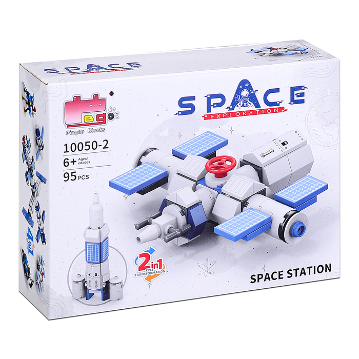 Фото к товару Конструктор 10050 "Космический" в коробке Конструктор 10050 "Космический" в коробке
