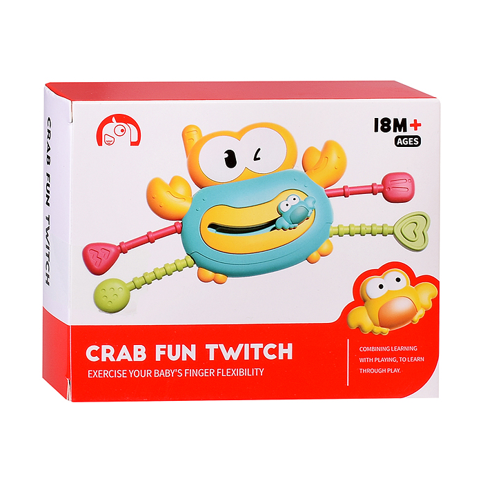 Фото к товару Интерактивная игрушка 1688-26 "Веселый крабик" в коробке Интерактивная игрушка 1688-26 "Веселый крабик" в коробке