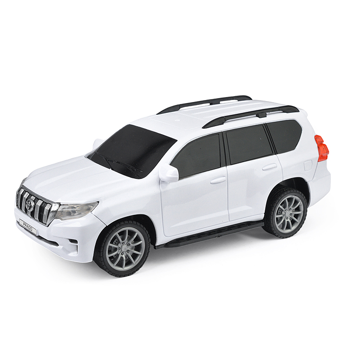 Машина Toyota Prado 19 см, (свет, р/у, белый)