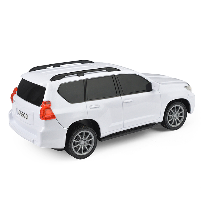 Машина Toyota Prado 19 см, (свет, р/у, белый)