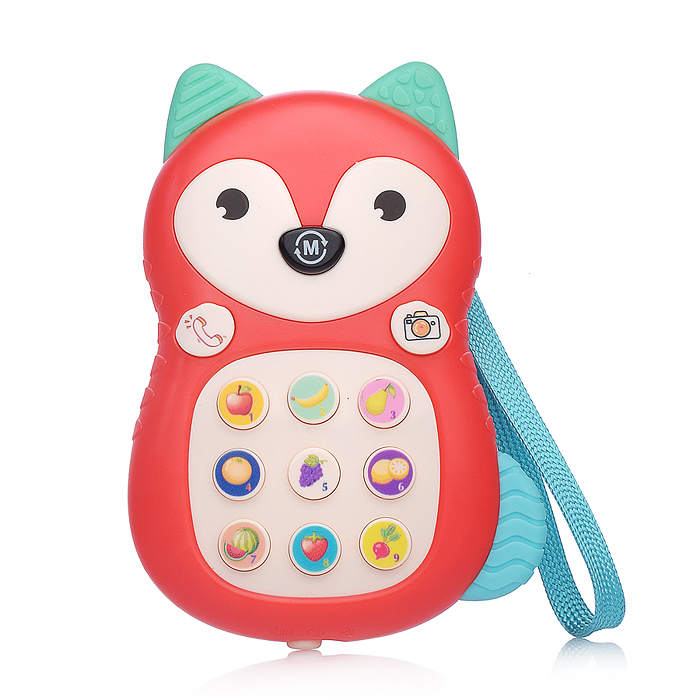 Фото к товару Телефон 8264 "FOX" на батарейках, в коробке Телефон 8264 "FOX" на батарейках, в коробке