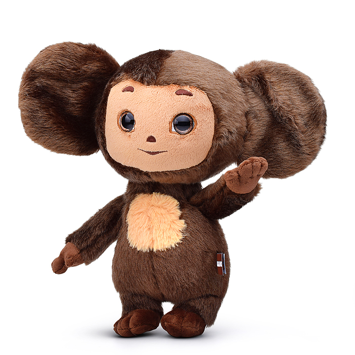 Чебурашка "Союзмультфильм" 30см., глаза глиттер, без чипа