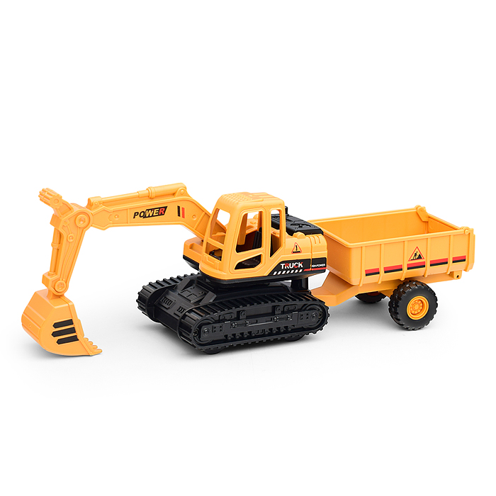 Машина BHX826 "Эскаватор с прицепом" в коробке