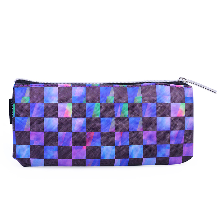 Пенал "Contemporary Mind" 21x8x3,5 см, треугольный для 45 предметов, на молнии, искусственн