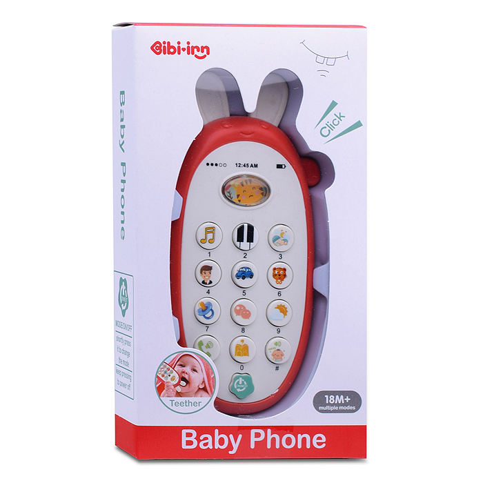 Фото к товару Телефон 688-38 "Ушастик" в коробке Телефон 688-38 "Ушастик" в коробке