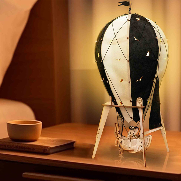 Фото к товару Модель Светильник Воздушный шар "Ночной пират" Модель Светильник Воздушный шар "Ночной пират"