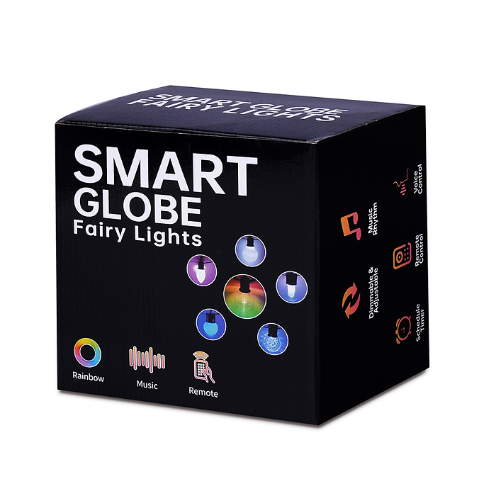 Фото к товару Электрогирлянда S0464 Smart 6 м, 20 ламп, 10 режимов, USB, ИК пульт (цветная) Электрогирлянда S0464 Smart 6 м, 20 ламп, 10 режимов, USB, ИК пульт (цветная)