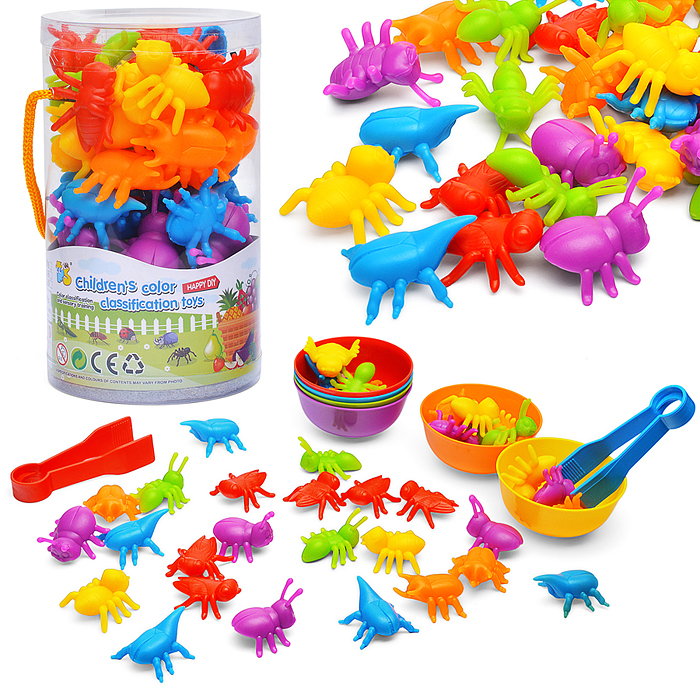 Настольная игра-сортировщик 2188-105 "Насекомые" в тубусе Настольная игра-сортировщик 2188-105 "Насекомые" в тубусе