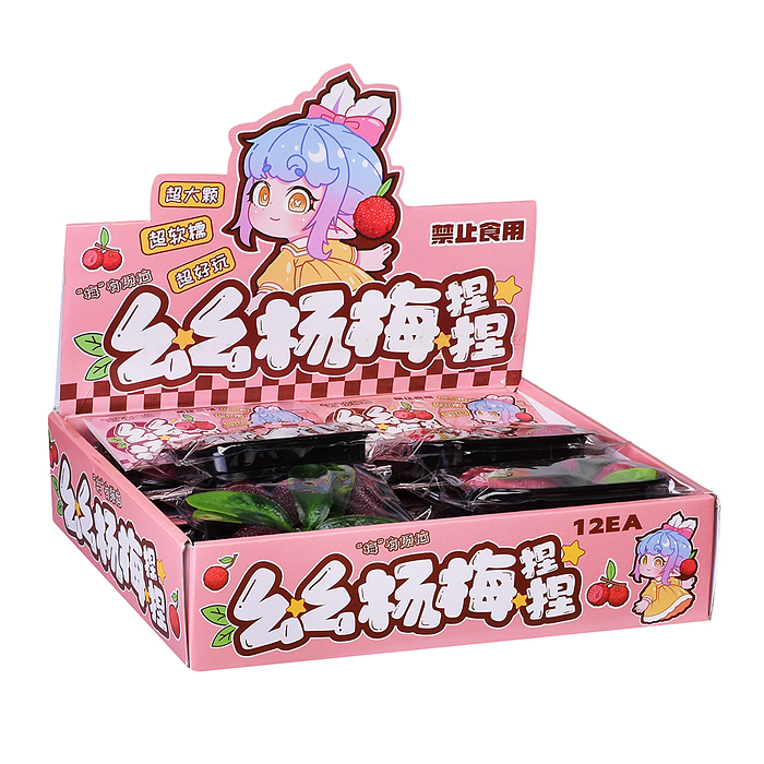 Фото к товару Игрушка -антистресс 00-5509 "Ягодки с листочками" в пакете Игрушка -антистресс 00-5509 "Ягодки с листочками" в пакете