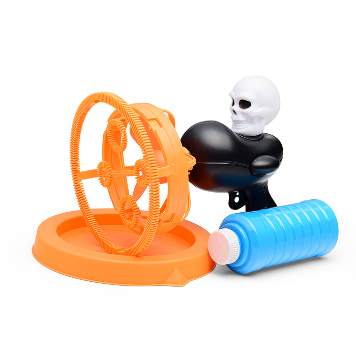 Фото к товару Пистолет 00-5436 "Череп" для мыльных пузырей, на листе Пистолет 00-5436 "Череп" для мыльных пузырей, на листе