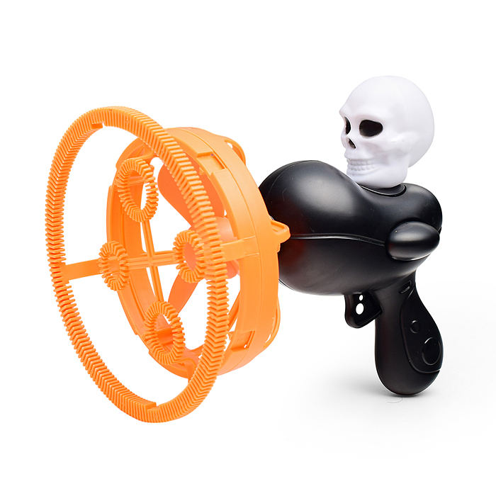 Фото к товару Пистолет 00-5436 "Череп" для мыльных пузырей, на листе Пистолет 00-5436 "Череп" для мыльных пузырей, на листе