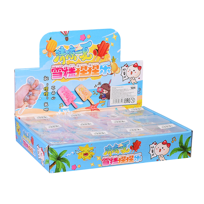 Фото к товару Игрушка-антистресс 00-5294 "Блестящее мороженое" Игрушка-антистресс 00-5294 "Блестящее мороженое"