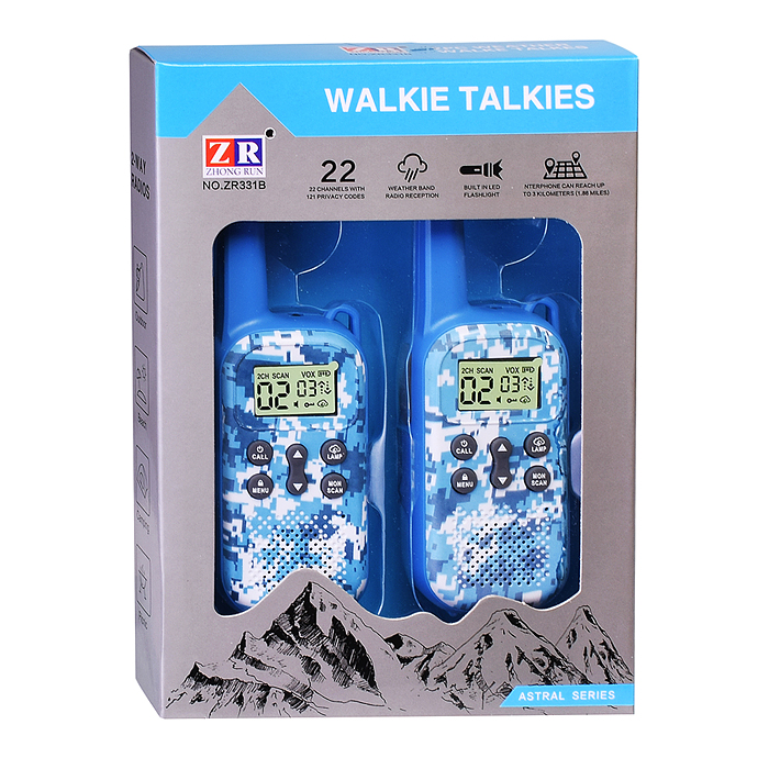 Фото к товару Рация игрушечная ZR331B "Walkie talkies" в коробке Рация игрушечная ZR331B "Walkie talkies" в коробке
