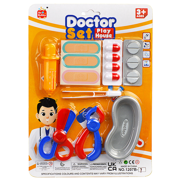 Набор доктора 1207B-7 "Медбрат" на листе