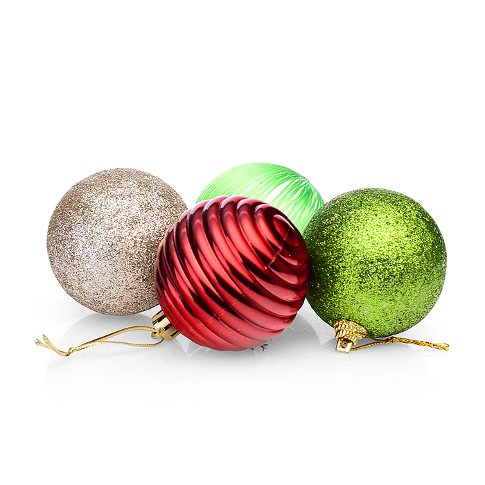 Фото к товару Набор новогодних шаров S2184 "Сияние" Набор новогодних шаров S2184 "Сияние"