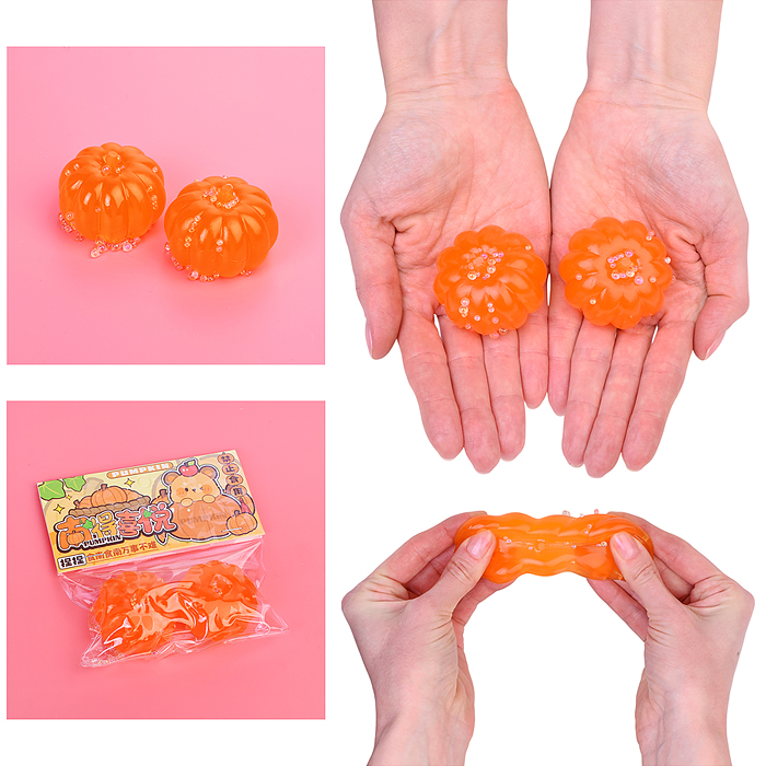 Игрушка -антистресс 00-5520 "Тыковка" в пакете