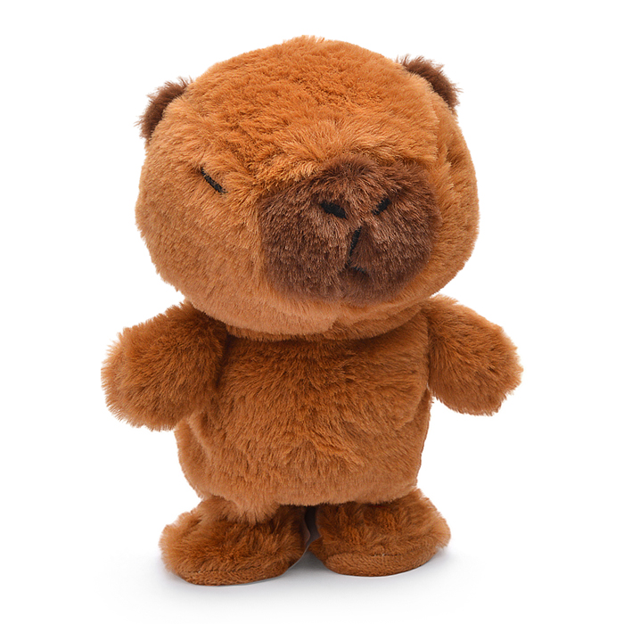 Мягкая игрушка 00-6148 "Капибара" на батарейках, 22х17 см Мягкая игрушка 00-6148 "Капибара" на батарейках, 22х17 см