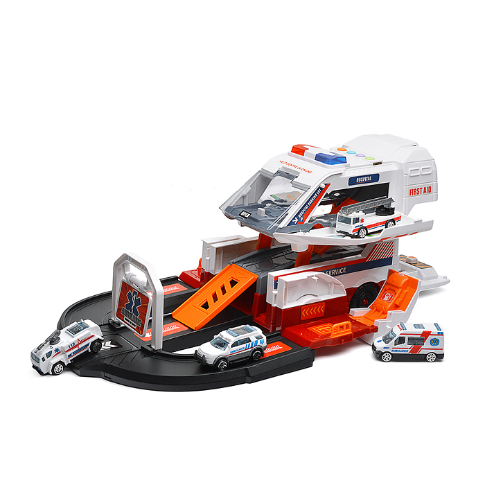 Машина-Трек SJ681B-1 "Медицина" в коробке