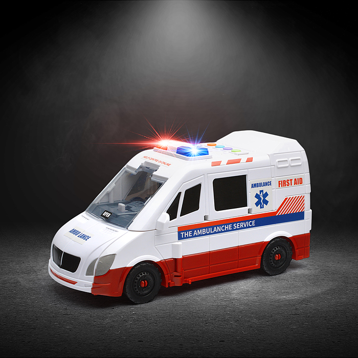 Машина-Трек SJ681B-1 "Медицина" в коробке