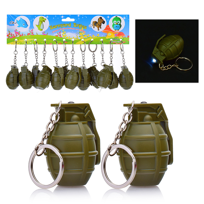 Игрушечный фонарик 00-2937 "Граната" Игрушечный фонарик 00-2937 "Граната"