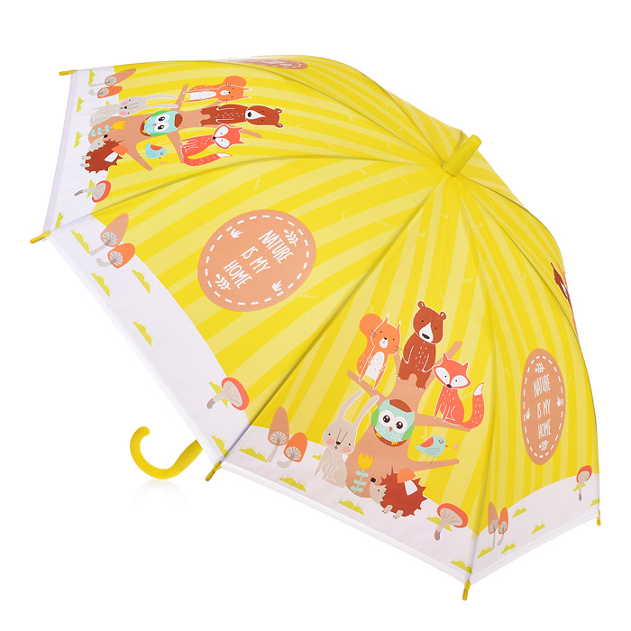 Фото к товару Зонт детский 00-2781 "Дружные зверята" 50см Зонт детский 00-2781 "Дружные зверята" 50см