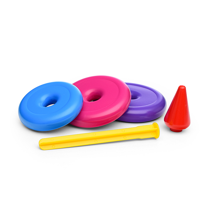 Фото к товару Пирамида "XL" 25см, 9дет. (в сетке) Пирамида "XL" 25см, 9дет. (в сетке)