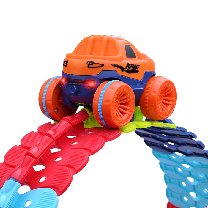 Фото к товару Трек 199-9B "На старт, внимание, гонка!" (184 дет.) в коробке Трек 199-9B "На старт, внимание, гонка!" (184 дет.) в коробке