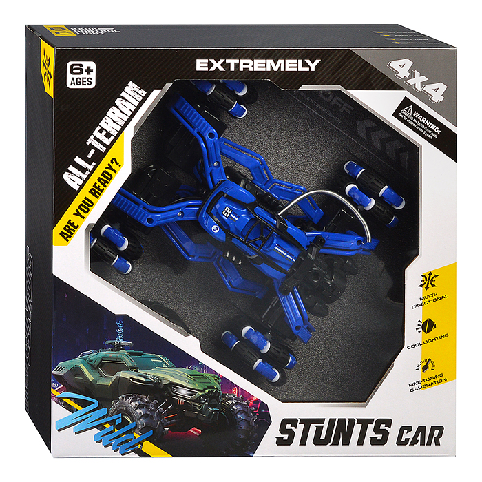 Фото к товару Машина 15968A "Трюкач №2" р/у, 27 MHz, в коробке Машина 15968A "Трюкач №2" р/у, 27 MHz, в коробке