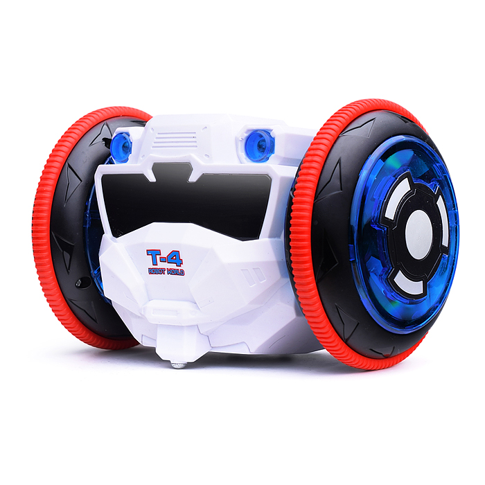 Фото к товару Машина T-4 "Robot balance car" на батарейках, в коробке Машина T-4 "Robot balance car" на батарейках, в коробке