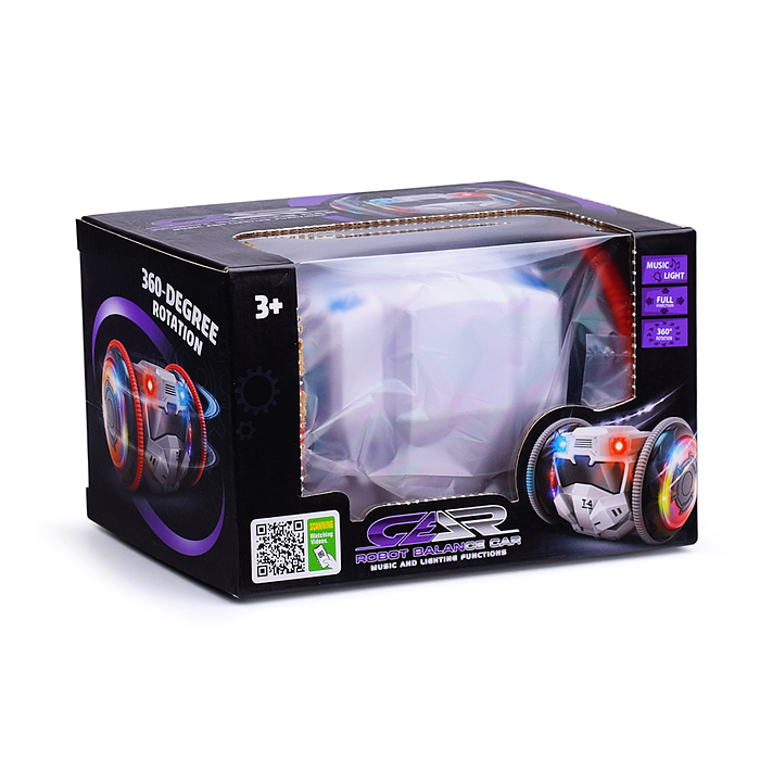 Фото к товару Машина T-4 "Robot balance car" на батарейках, в коробке Машина T-4 "Robot balance car" на батарейках, в коробке