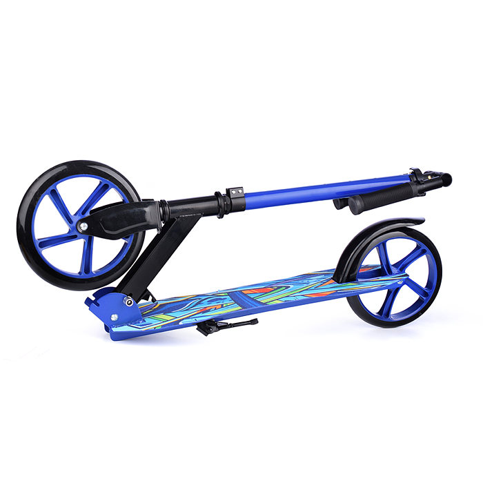 Фото к товару Самокат U037840Y 2-х кол., синий, PU/ 200 мм, ABEC 7, в коробке Самокат U037840Y 2-х кол., синий, PU/ 200 мм, ABEC 7, в коробке