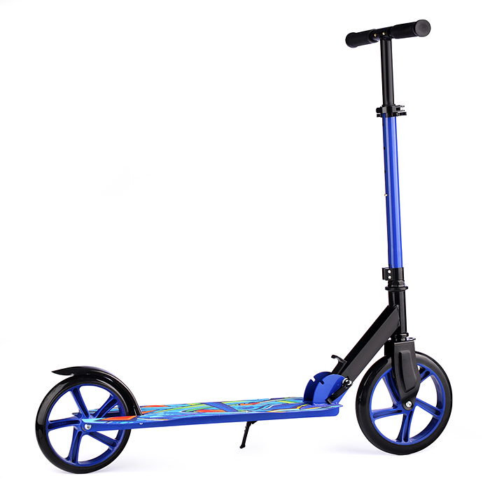 Фото к товару Самокат U037840Y 2-х кол., синий, PU/ 200 мм, ABEC 7, в коробке Самокат U037840Y 2-х кол., синий, PU/ 200 мм, ABEC 7, в коробке