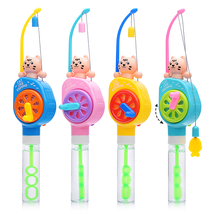 Мыльные пузыри 00-4070 "Удочка котик" 26,5 см Мыльные пузыри 00-4070 "Удочка котик" 26,5 см