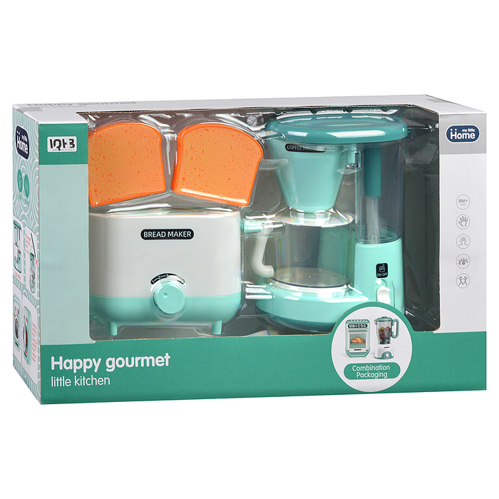 Фото к товару Бытовая техника A2101-3 ( кухонный комбайн, тостер) в коробке Бытовая техника A2101-3 ( кухонный комбайн, тостер) в коробке