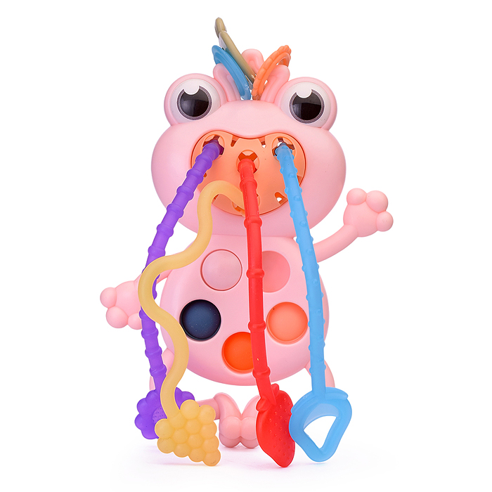 Фото к товару Погремушка-грызунок 2100A "Лягушка" в коробке Погремушка-грызунок 2100A "Лягушка" в коробке